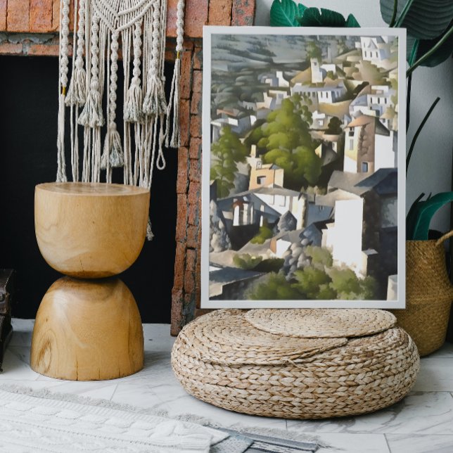 Levissihan Kayakoy Historical Hillside Houses Art Poster (Creator Uploaded)