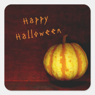 Levitate Pumpkin - Still Life Square Sticker