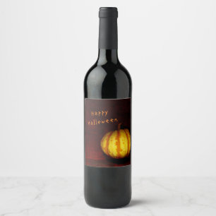 Levitate Pumpkin - Still Life Wine Label