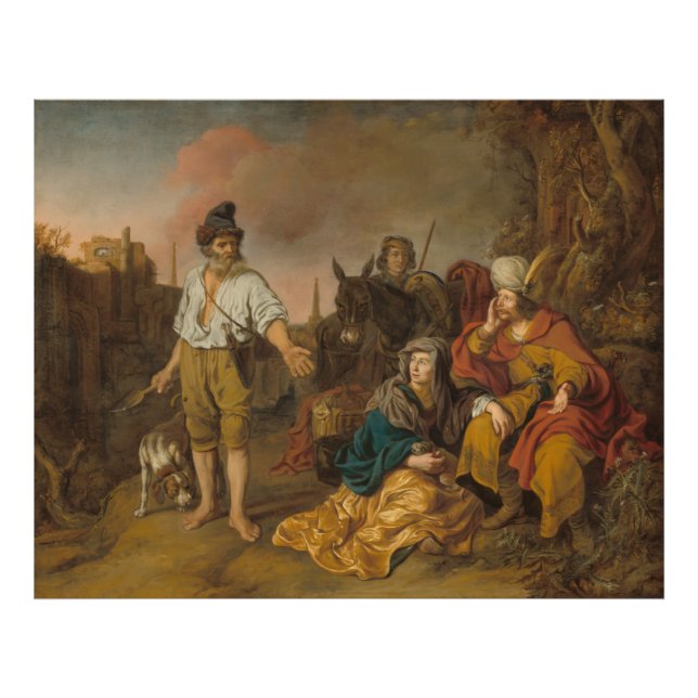 Levite and his concubine at Gibeah, Old Testament  Photo Print (Front)