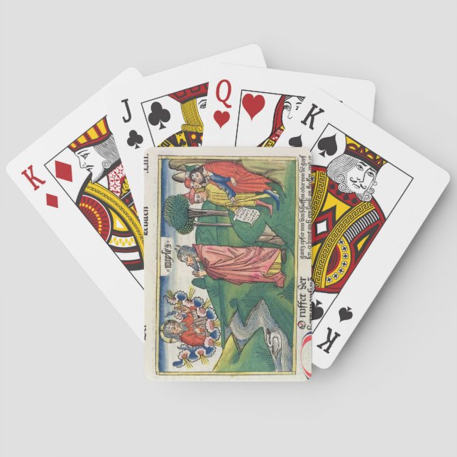 Leviticus 1 1-7 The Law of Offerings, from the 'Nu Playing Cards (Back)