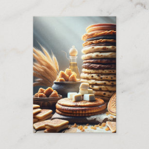 Leviticus 7:11-12 KJV Cards - Thanksgiving Cakes