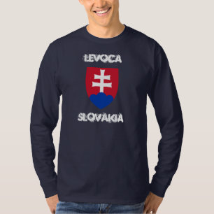 Levoca, Slovakia with coat of arms T-Shirt
