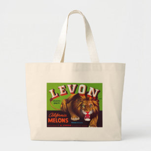 Levon California Melons Large Tote Bag