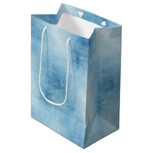 Levrina - Bleached Denim Farbverläufe Mittlere Ges Medium Gift Bag