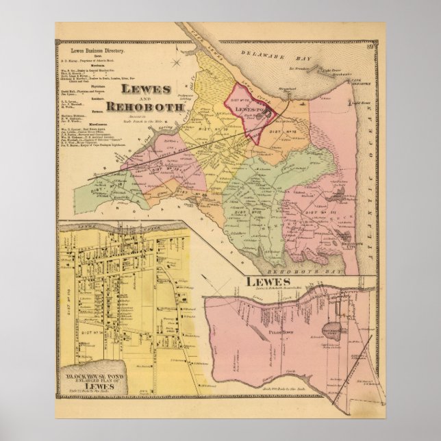 Lewes and Rehoboth Poster (Front)