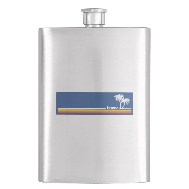 Lewes, Delaware Hip Flask (Front)