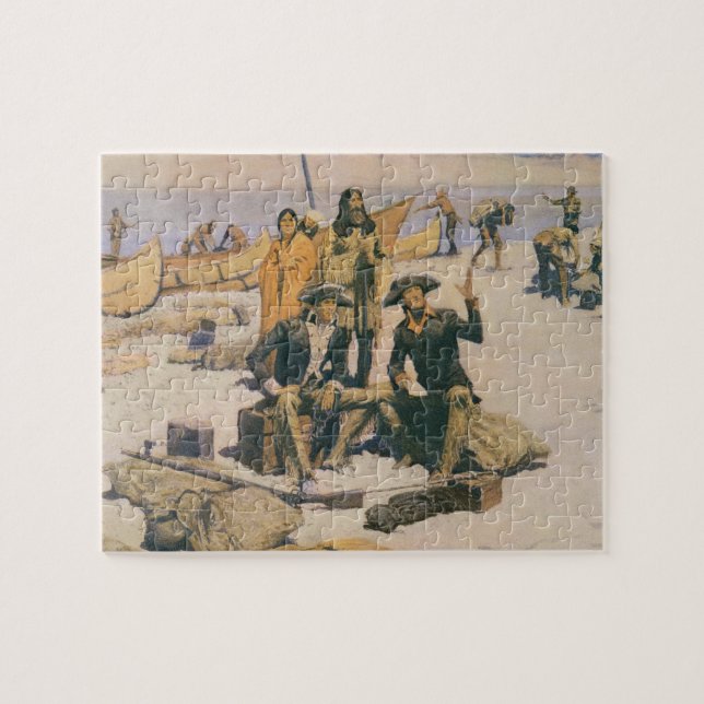 Lewis and Clark at the Columbia River Jigsaw Puzzle (Horizontal)