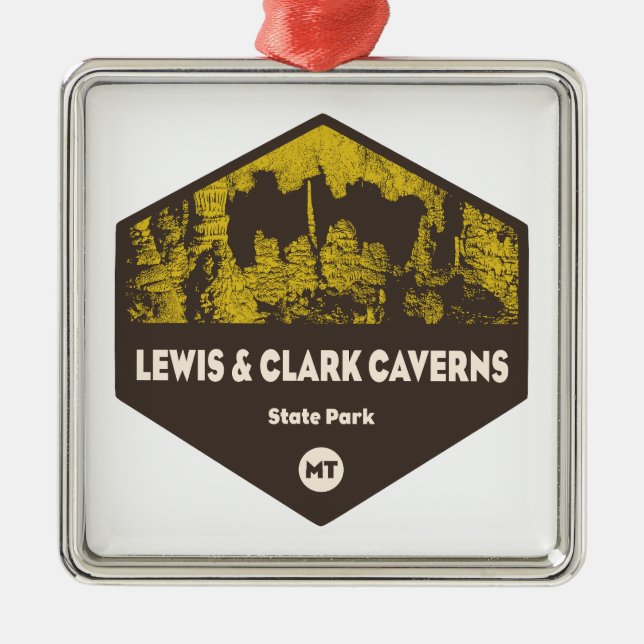 Lewis and Clark Caverns State Park Montana Metal Ornament (Front)