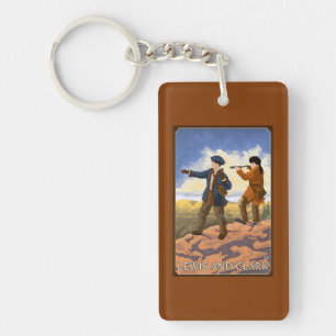 Lewis and Clark Exploring the West Key Ring