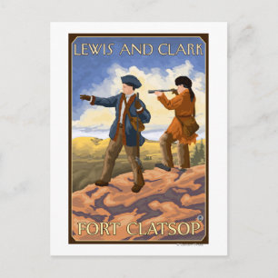 Lewis and Clark - Fort Clatsop, Oregon Postcard