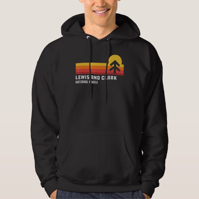 Lewis And Clark National Forest Great Falls Montan Hoodie (Front)