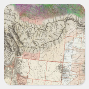 Lewis and Clark Square Sticker