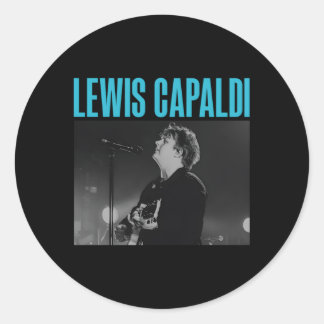 Lewis Capaldi Â€“ Live Photo Classic Round Sticker