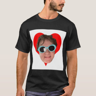 Lewis Capaldi Heart &amp; Sunglasses  Classic T-Sh T-Shirt
