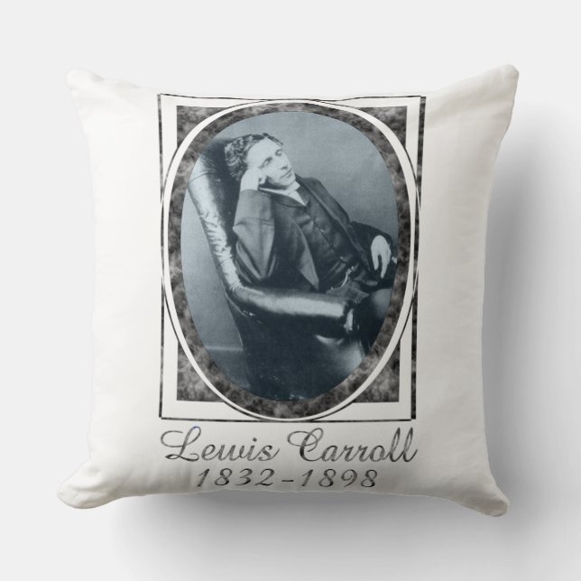 Lewis Carroll Cushion (Front)