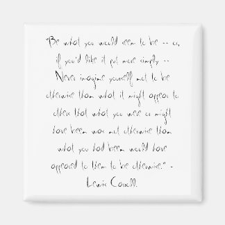 Lewis Carroll quote Magnet