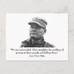 Lewis "Chesty" Puller Postcard