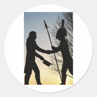 Lewis & Clark Classic Round Sticker