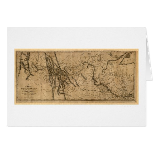 Lewis & Clark Expedition Map - 1804 (Front Horizontal)