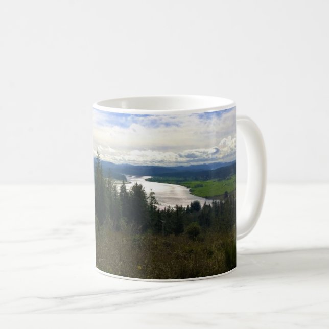 Lewis & Clark River, OR Coffee Mug (Front Right)