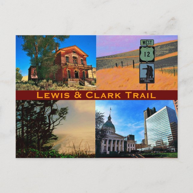 Lewis & Clark Trail Postcard (Front)