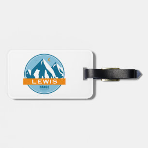 Lewis Mountain Range Luggage Tag