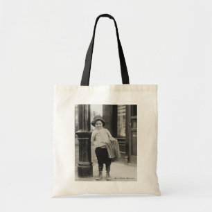 Lewis Wickes Hine - Newsboy in St. Louis, Missouri Tote Bag