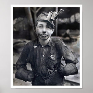 Lewis Wickes Hine - Portrait of Tipple Boy Poster