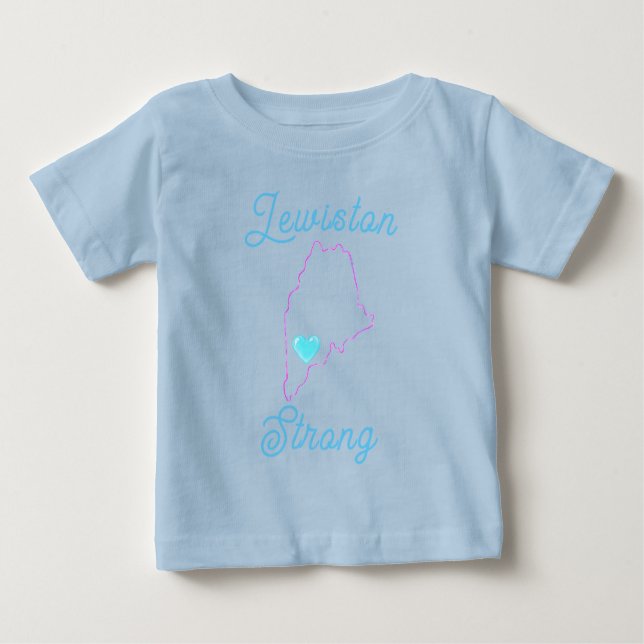 Lewiston Strong w/ Haiku Quote  Baby T-Shirt (Front)