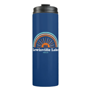 Lewisville Lake Texas Rainbow Thermal Tumbler