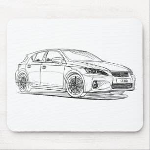 Lex CT200h 2011 Mouse Pad