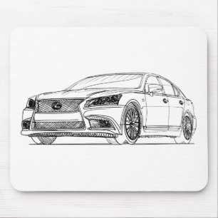 Lex LS460 Fsport 2013 Mouse Pad