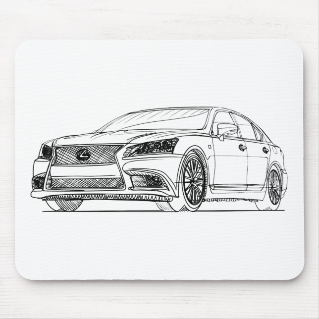 Lex LS460 Fsport 2013 Mouse Pad (Front)