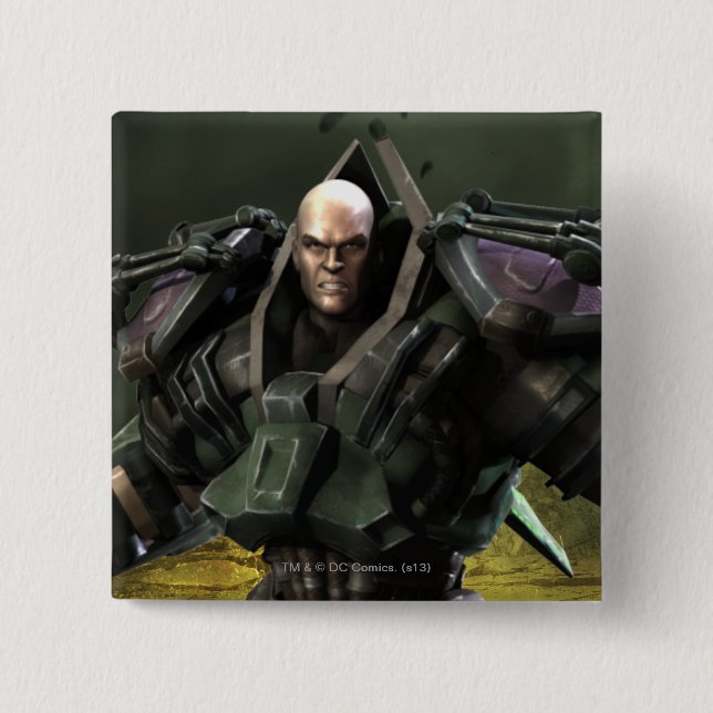 Lex Luthor 15 Cm Square Badge (Front)