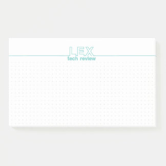 LEX TECH REVIEW Custom Post It Notes with logo