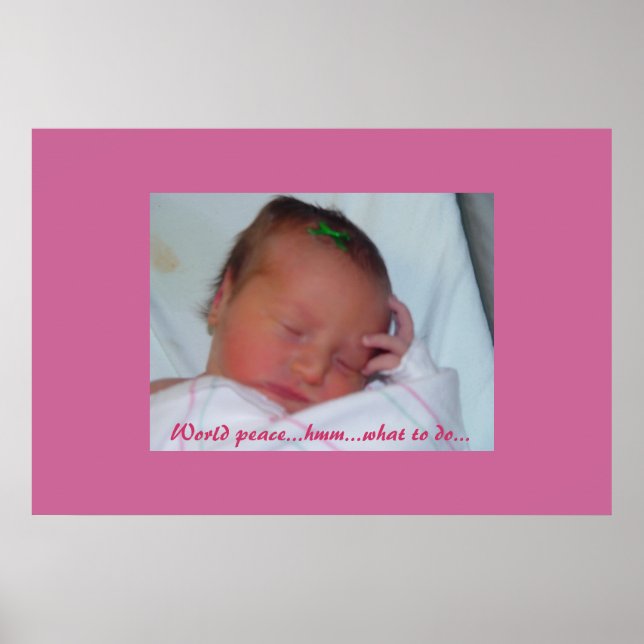 Lexi ruminating on World Peace! Poster (Front)