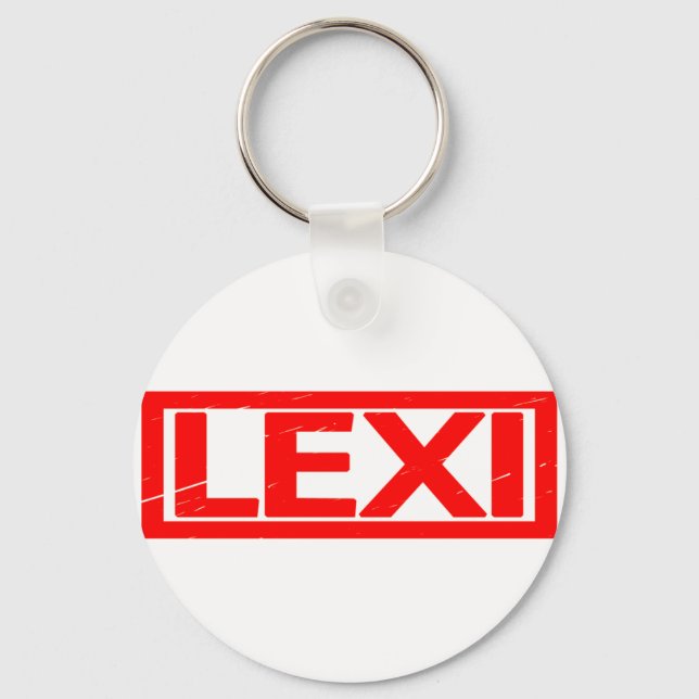 Lexi Stamp Key Ring (Front)