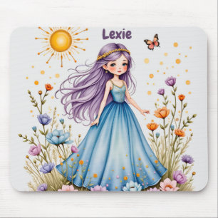 LEXIE ~ Sweet Girl ~ Flowers ~ Mousepad