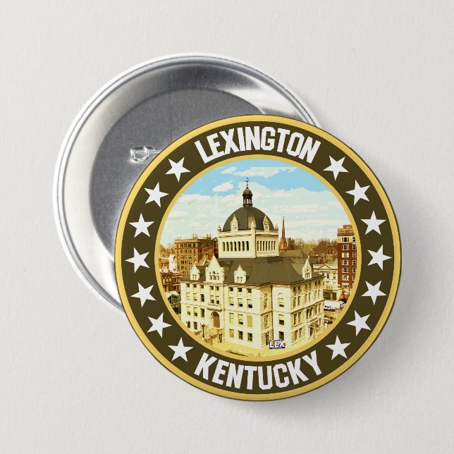 Lexington                                          7.5 cm round badge (Front & Back)