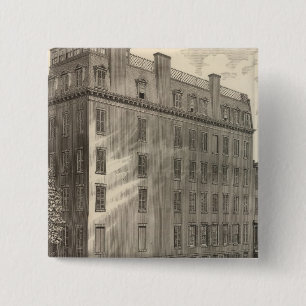 Lexington Avenue Turkish and Roman Baths 15 Cm Square Badge