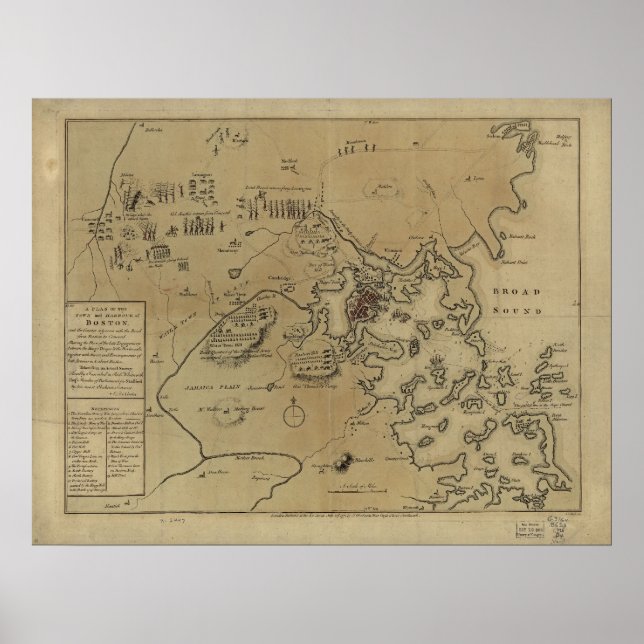 Lexington, Concord, & Siege of Boston Poster (Front)