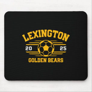 Lexington Golden Bears Soccer Ball 2025 Mouse Pad