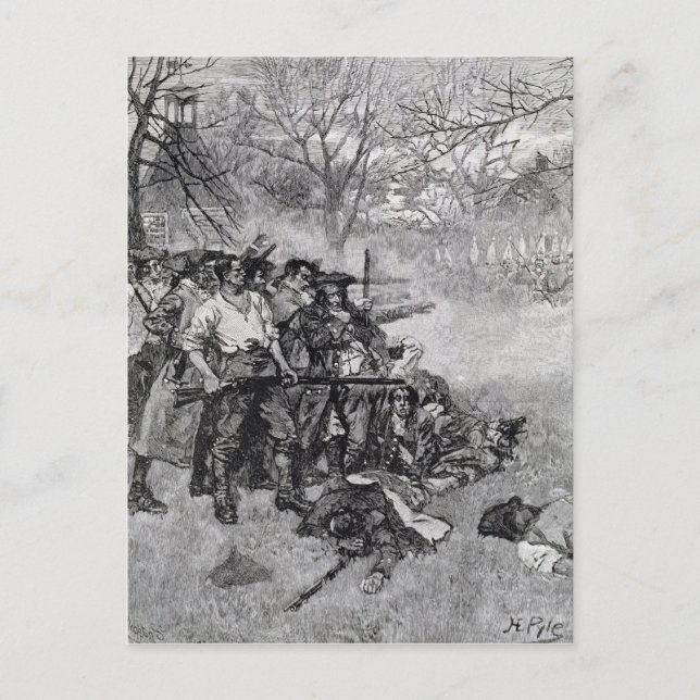 Lexington Green Postcard (Front)