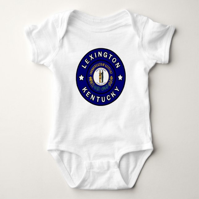Lexington Kentucky Baby Bodysuit (Front)