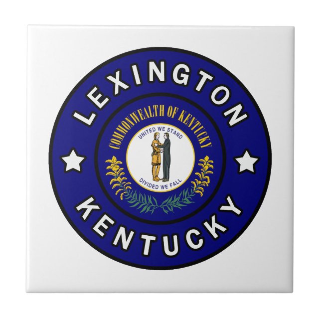 Lexington Kentucky Ceramic Tile (Front)