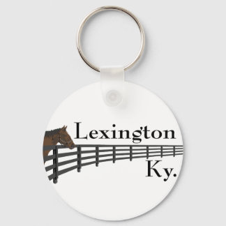 Lexington Kentucky Horse and Fence Key Ring