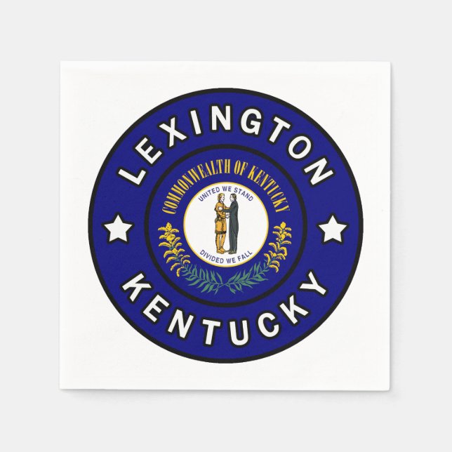 Lexington Kentucky Napkin (Front)