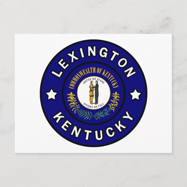 Lexington Kentucky Postcard (Front)