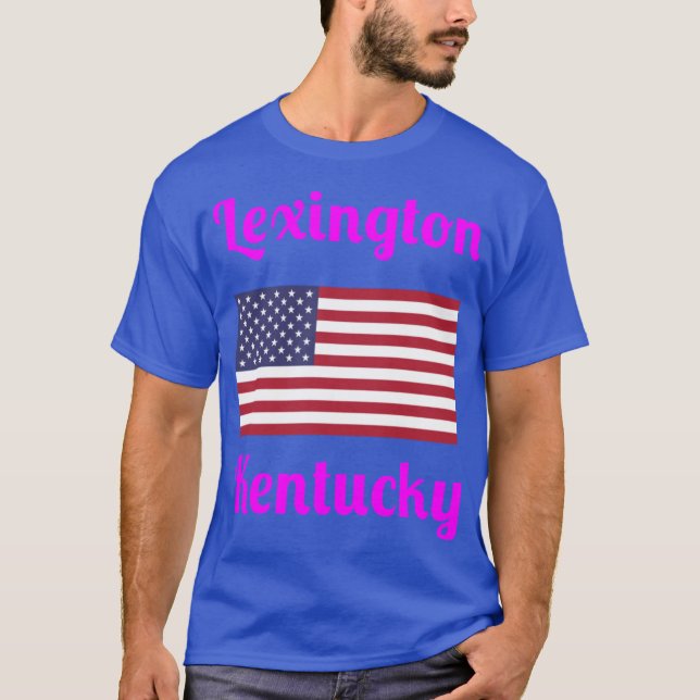 Lexington Kentucky Stylish Prints T-Shirt (Front)